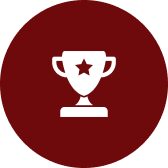 Here's an alt tag for the image: `Award trophy with star`